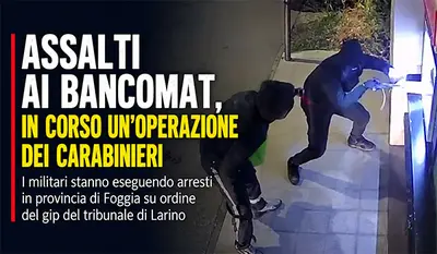 Assalti ai bancomat, blitz dei Carabinieri contro la banda