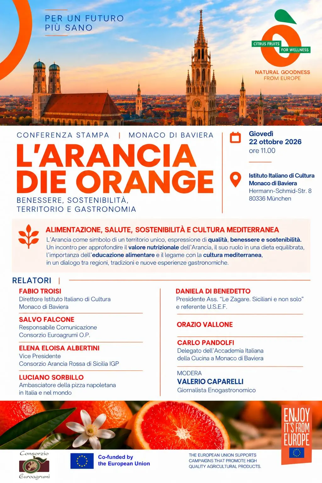 “Die Orange”: benessere, sostenibilità e origine