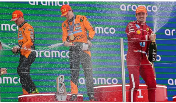 GP Spagna 2025: McLaren trionfa con Piastri e Norris, Leclerc chiude terzo. Penalità per Verstappen