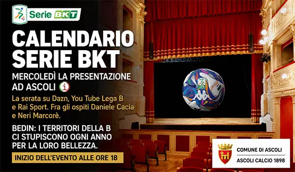 Calcio 38 giornate, calendario asimmetrico e Open Day il 21 agosto per la Serie B 2026/2027