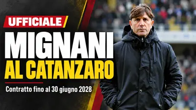 Ufficiale Catanzaro riparte da Michele Mignani contratto fino al 2028 per il nuovo allenatore
