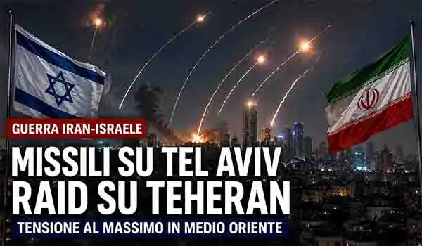 Guerra Iran-Israele, nuova escalation nella notte: raid su obiettivi militari e missili verso Tel Aviv