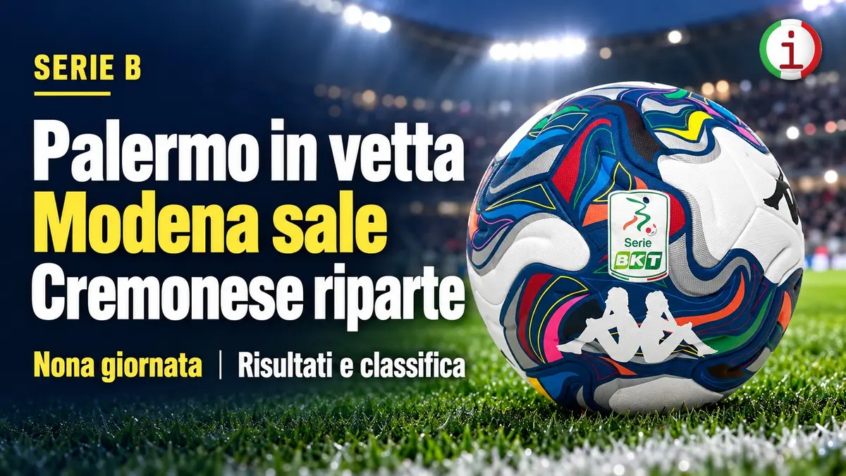 Serie B Palermo al comando e Modena secondo ora riflettori sulla decima giornata
