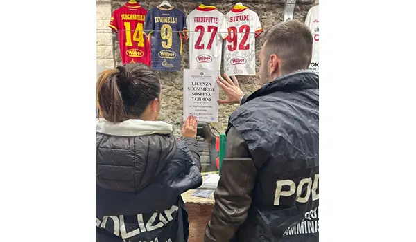 Catanzaro, controlli amministrativi: chiusa sala scommesse per violazioni sui minori e multa da 5.000 euro