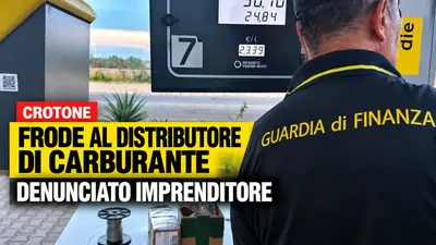 Frode al distributore di carburante a Crotone: denunciato imprenditore