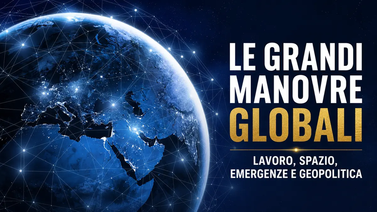 Le grandi manovre globali: lavoro, spazio, emergenze e geopolitica