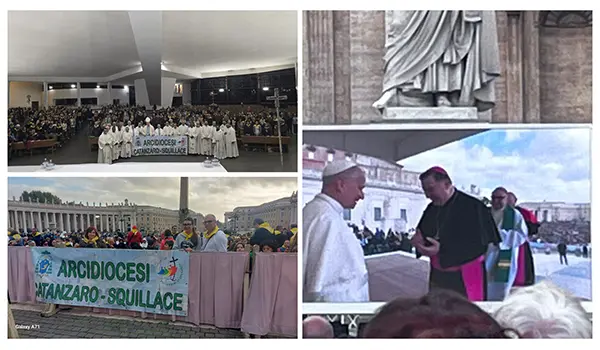 Pellegrinaggio diocesano giubilare sulla tomba di Pietro: la Chiesa di Catanzaro-Squillace in cammino con l’Arcivescovo Maniago ha incontrato Papa Leone.