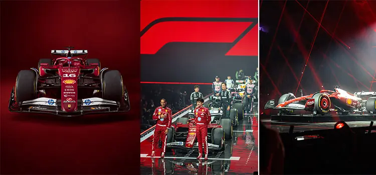 F1. Svelata la Ferrari SF-25: un debutto spettacolare a Londra