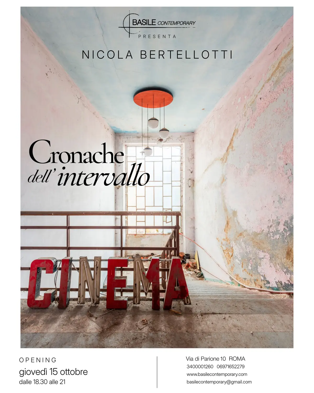 Basile Contemporary presenta la mostra "Cronache dell'intervallo" di Nicola Bertellotti