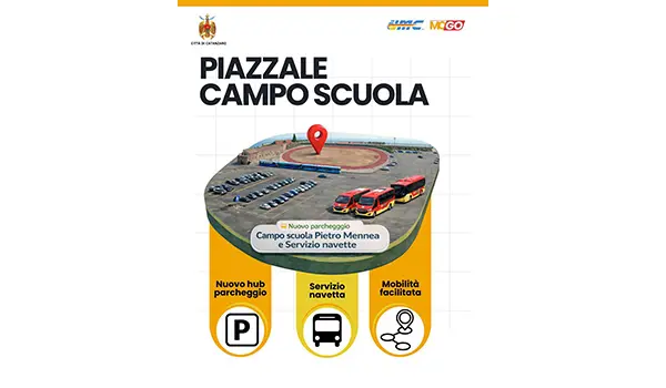 Catanzaro: dal 12 gennaio 2026 parte il sistema di sosta al Piazzale Campo Scuola