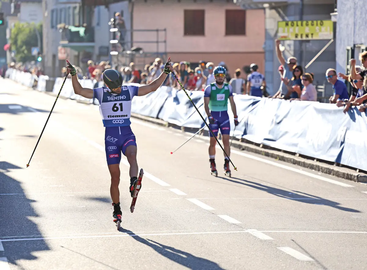 in Val di Fiemme la Coppa del Mondo. Becchis, prof Sprint dello Skiroll