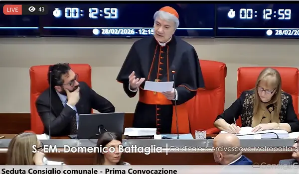 LIVE – Cittadinanza Onoraria al Cardinale Domenico Battaglia: il conferimento ufficiale in diretta