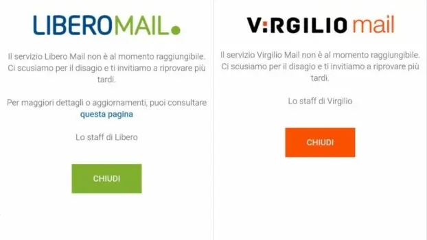 Libero e Virgilio Mail non funzionano: disservizi in tutta Italia, utenti infuriati