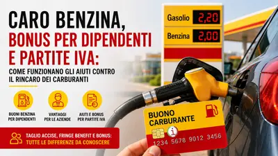 Caro benzina, bonus per dipendenti e partite IVA: come funzionano gli aiuti contro il rincaro dei carburanti