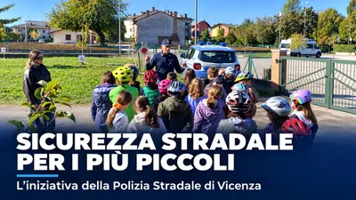 Sicurezza stradale per i più piccoli: l'iniziativa della Polizia Stradale di Vicenza