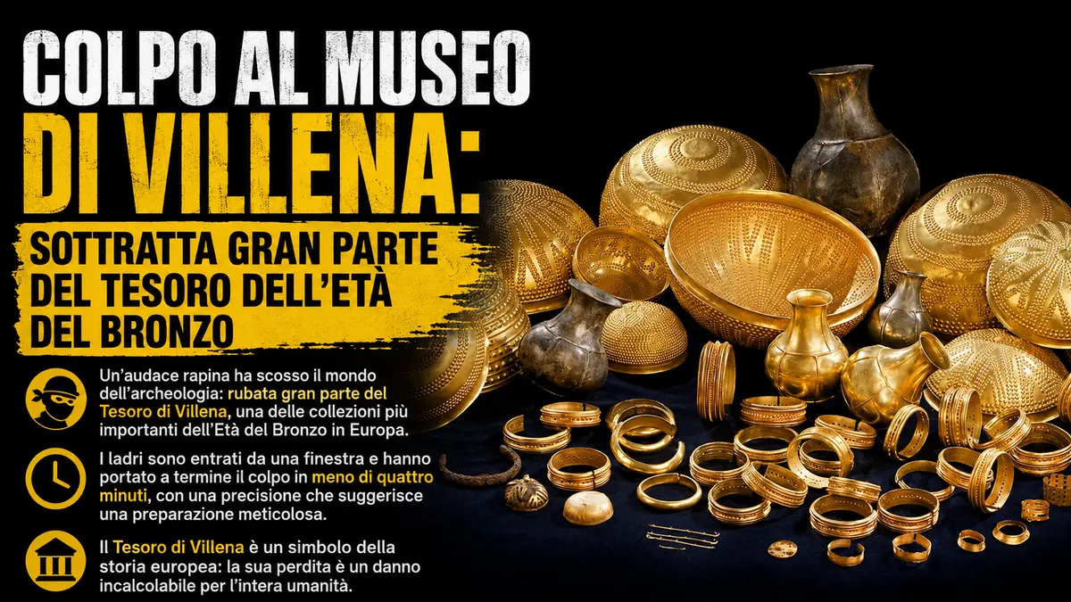 Colpo al Museo di Villena: Sottratta Gran Parte del Tesoro dell'Età del Bronzo