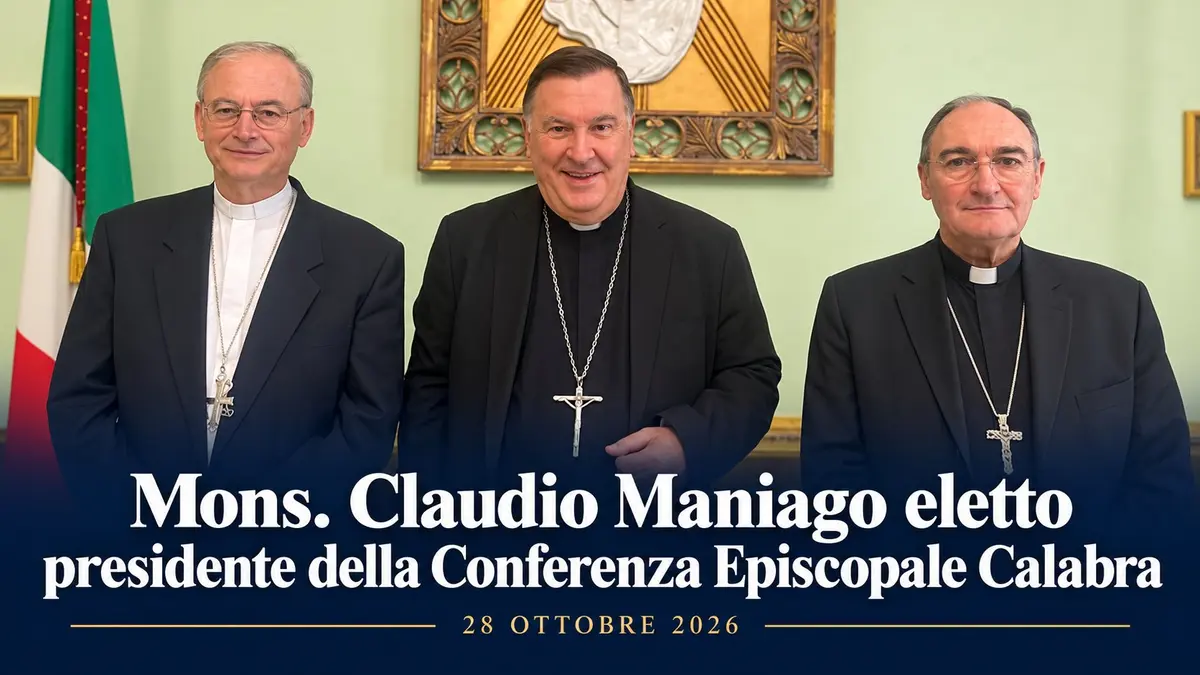 Mons. Claudio Maniago eletto presidente della Conferenza Episcopale Calabra
