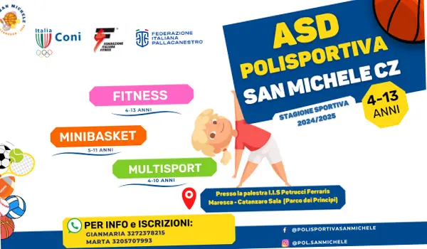 "San Michele Catanzaro”: da 55 anni al servizio dello sviluppo dei bambini attraverso lo sport