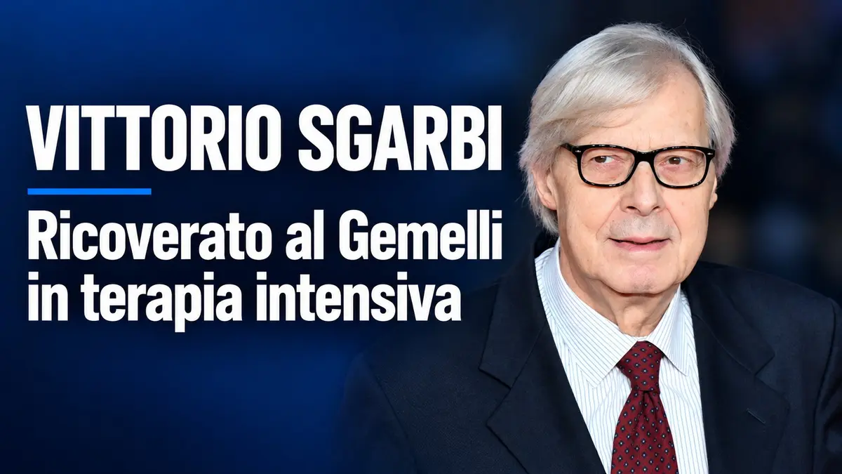 Vittorio Sgarbi al Gemelli in terapia intensiva Cresce la preoccupazione per la sua salute
