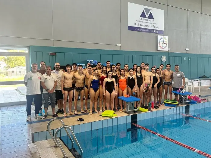 Nuoto in Sardegna: a Oristano common training con Marco Menchinelli