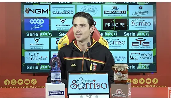 Antonini: Un punto stretto, ma il Catanzaro scende in campo sempre per vincere (Video)