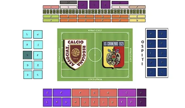 Reggiana – Catanzaro, attiva la prevendita per il settore ospiti