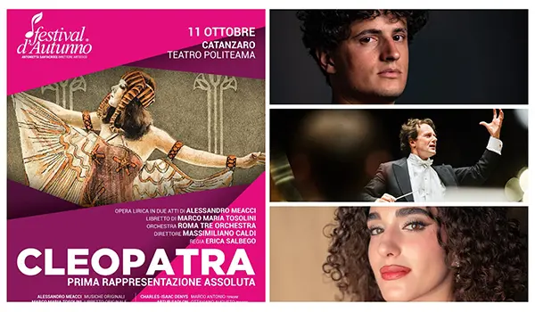 Catanzaro, al Festival d’Autunno la Prima Nazionale di “Cleopatra”