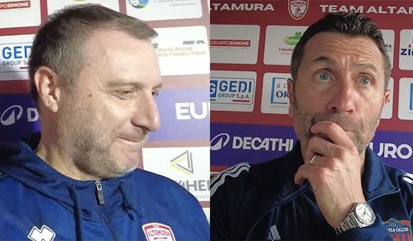 Altamura-Cosenza 1-1: le analisi di Mangia e Buscè