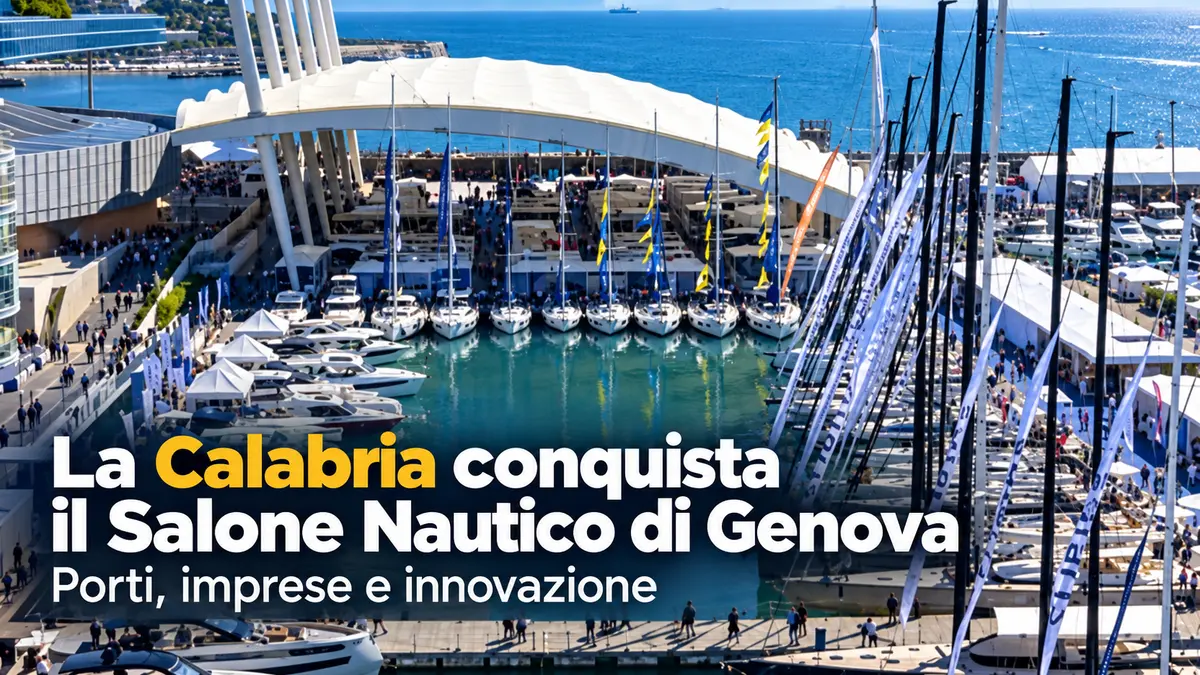 La Calabria conquista il Salone Nautico di Genova con porti imprese e innovazione