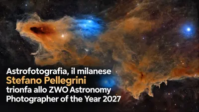 Astrofotografia, il milanese Stefano Pellegrini trionfa allo ZWO Astronomy Photographer of the Year 2027