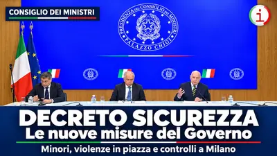 Decreto sicurezza nuove misure contro le violenze in piazza e la criminalità minorile. Video