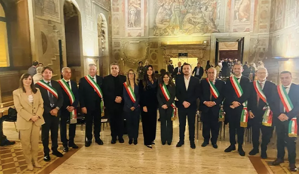 Delegazione dei sindaci arbereshe in Vaticano per l’udienza con Papa Leone XIV