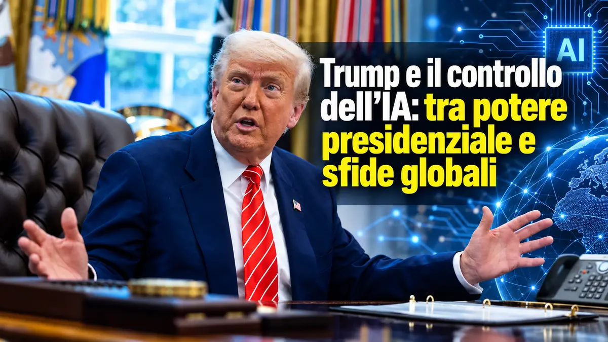 Trump e il controllo dell'IA: tra potere presidenziale e sfide globali