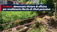 Crotone, denunciata titolare di officina per smaltimento illecito di rifiuti pericolosi