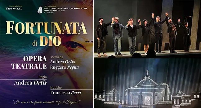 Dopo il successo della prima a Cosenza, l’Opera teatrale “Fortunata di Dio” sulla vita di  Natuzza Evolo arriverà a Catanzaro, Reggio e Vibo Valentia. Da oggi biglietti in vendita