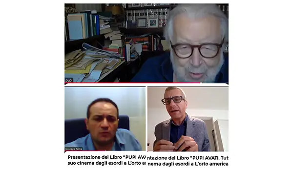 15 luglio 2025: Pupi Avati su Ostuni Notizie con G. Palma e F. Erriquez, i "due avvocati" biografi del grande regista 