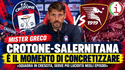 Crotone-Salernitana, Greco cerca la svolta: «È il momento di concretizzare». Video