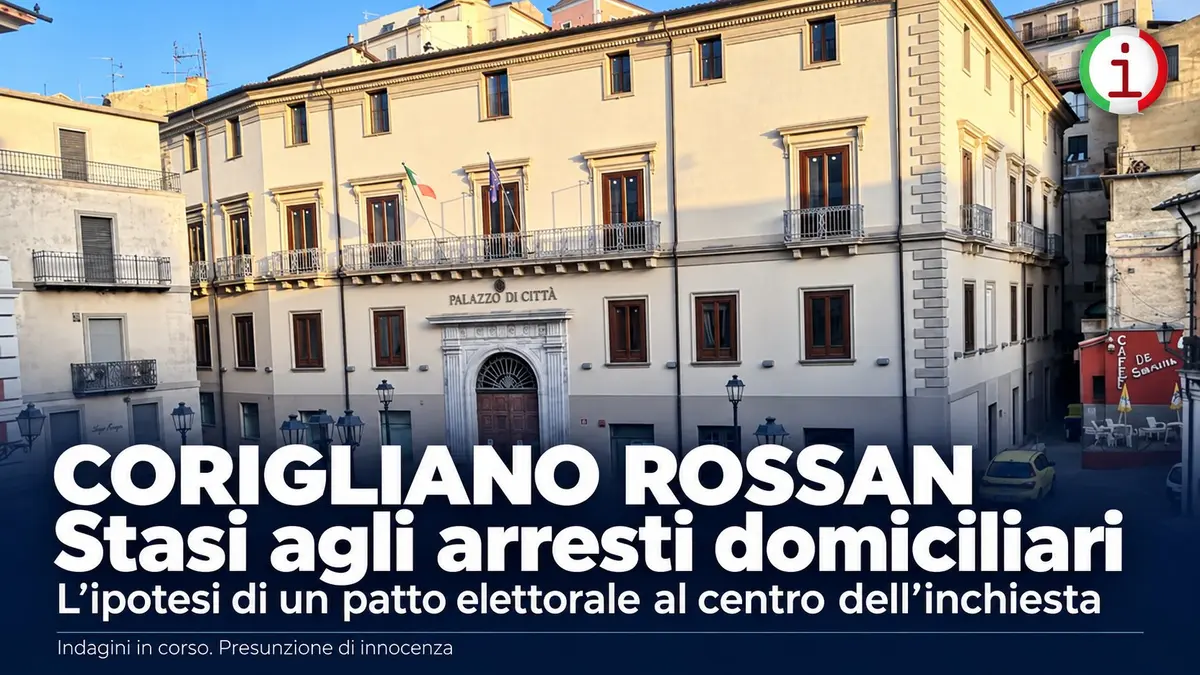 Corigliano Rossano, Flavio Stasi ai domiciliari per un presunto patto elettorale