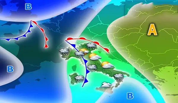 Previsioni Meteo: settimana atlantica con piogge sparse e clima mite, Neve sulle Alpi