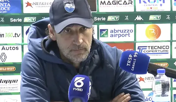 Pescara – Catanzaro 0-2: le parole di Gorgone dopo il ko. “Tutta colpa mia, resto aggrappato a un filo”
