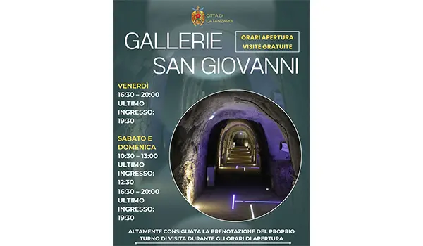 Visita le Gallerie del San Giovanni a Catanzaro: un viaggio nel cuore sotterraneo della città
