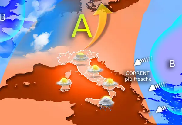 Previsioni meteo settimanali: alta pressione e stabilità sui cieli italiani