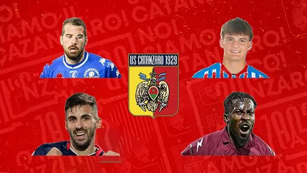 Calciomercato: poker di acquisti per il Catanzaro, ufficiali La Mantia, Breit, D'Alessandro e Coulibaly