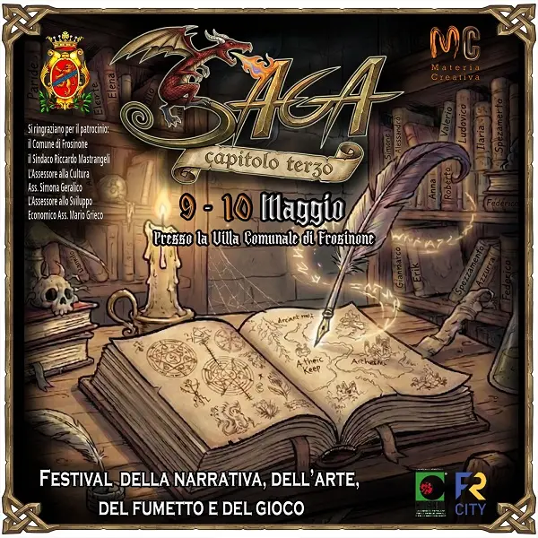 Frosinone celebra la cultura pop con la terza edizione di SAGA