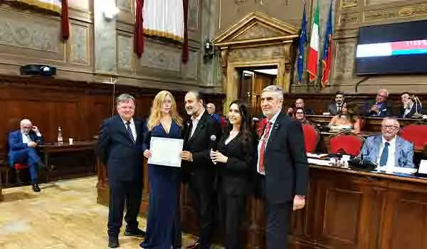Convegno sul 900 a Palazzo Valentini di ANIOC e ANILDD premiata la scrittrice istituzionale Melinda Miceli 