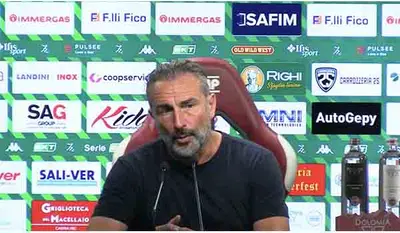 Reggiana-Catanzaro 2-2, le parole di mister Dionigi. Video