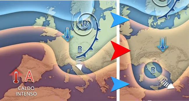 Previsioni Meteo: Break al caldo africano: in arrivo temporali su parte del paese. Ecco dove e quando