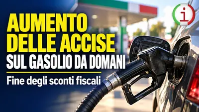 Aumento delle accise sul gasolio da domani: fine degli sconti fiscali