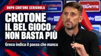 Crotone-Cerignola 2-3 il bel gioco non basta più e Greco indica il passo che manca