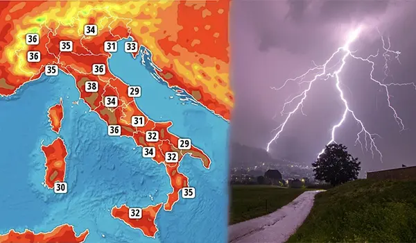 Meteo Ferragosto 2025: Anticiclone africano, caldo record e possibili temporali pomeridiani